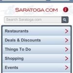 Saratoga.com's Mobile Site