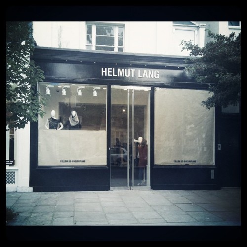 Helmut Lang storefront