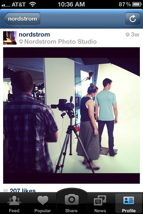 Nordstrom Instagram photo