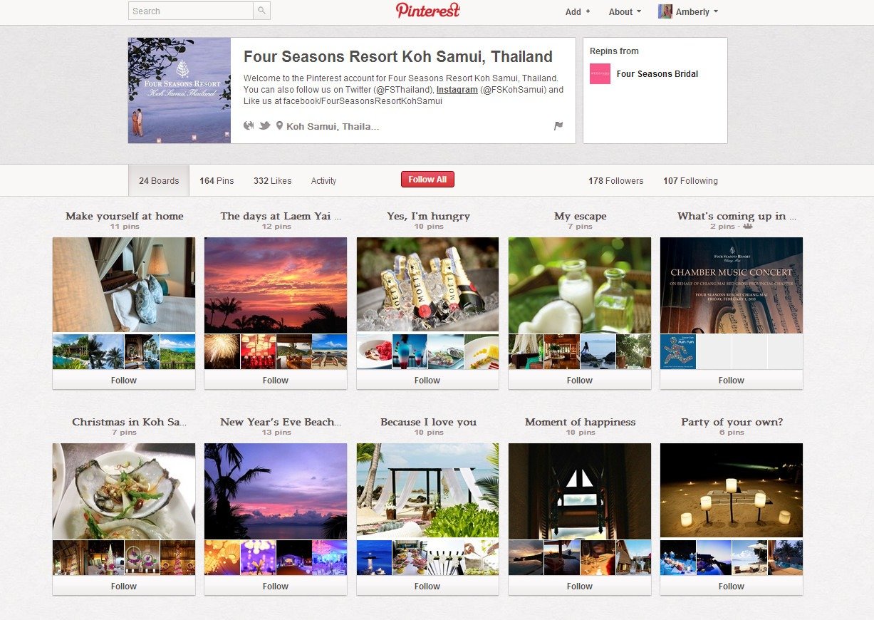 Ko Sumui Thailand Pinterest page