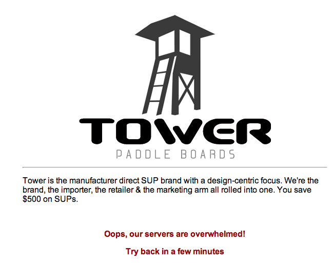 Server Overload Page - Website Hosting