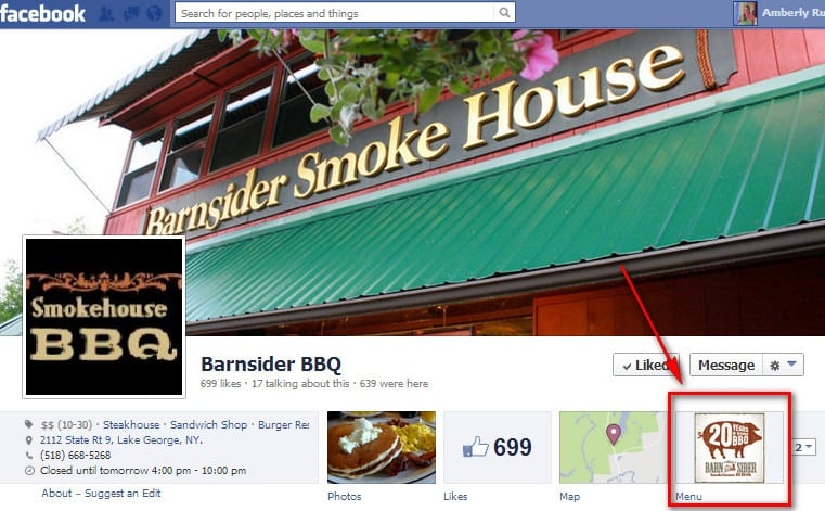 Barnsider BBQ Facebook page