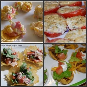 Collage of Appetizers