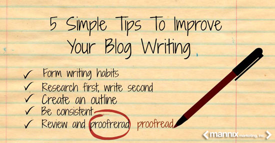 5 Simple Blog Writing Tips