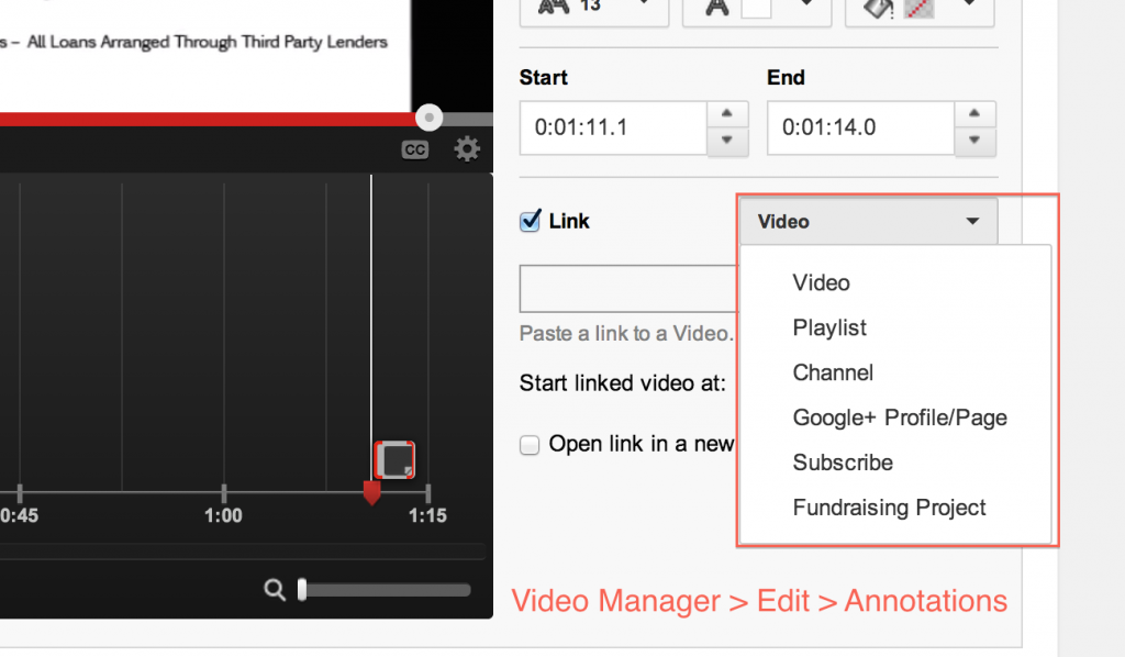 YouTube Annotations