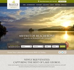 Scott's Resort Web Design