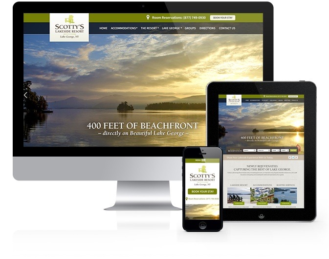 Scottys Lakeside - Responsive Website