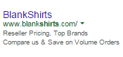 BlankShirts ad