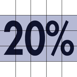 20 percent