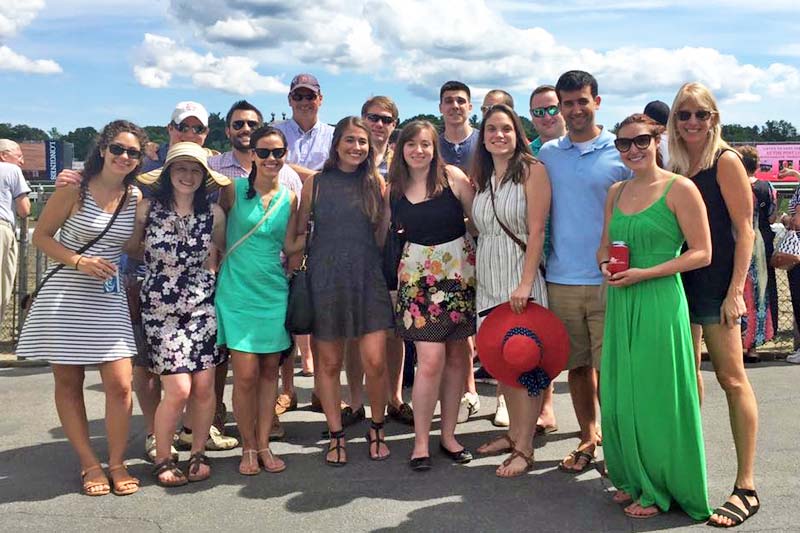 Mannix Team at the Saratoga Track