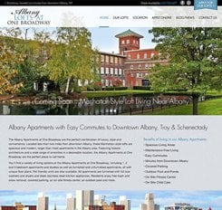 Albany Lofts at One Broadway Web Design
