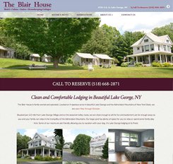 The Blair House Website Design