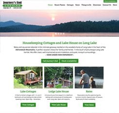 Journey's End Website Design
