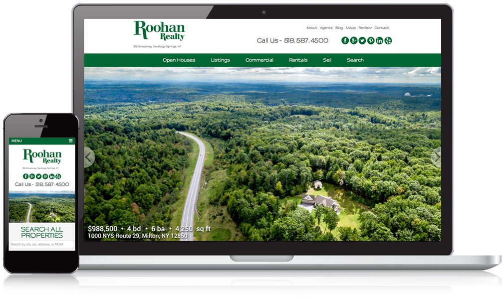 Roohan Realty Responsive Website Design