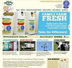 Battenkill Valley Creamery Website Design