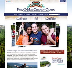Pok-O-MacCready Camps Website Design