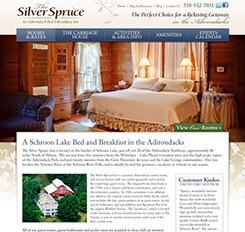 The Silver Spruce Website Design