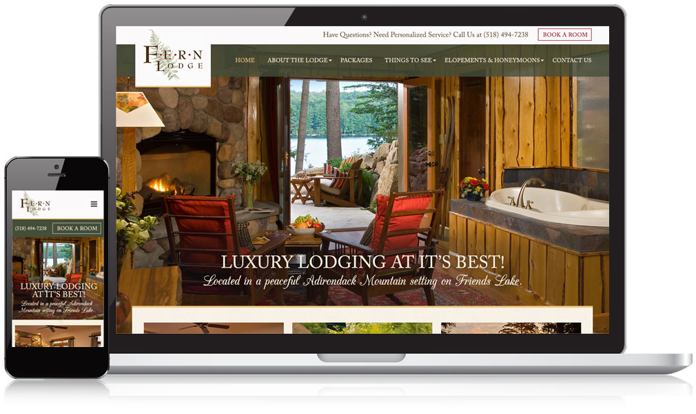 Fern Lodge Responsive Website Design