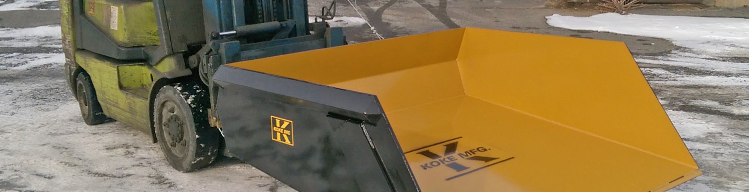 Snow Plow of Forklift