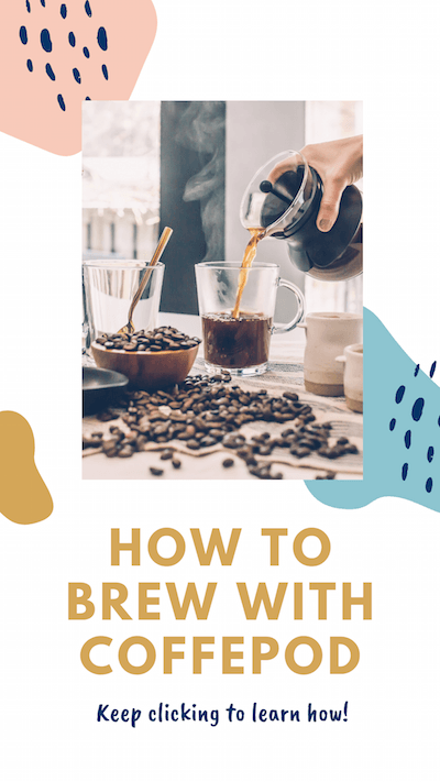 How to Brew with Coffeepod. Keep clicking to learn how!