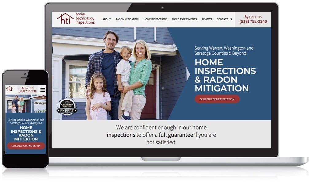 Responsive Image for Home Technology Inspection's Website