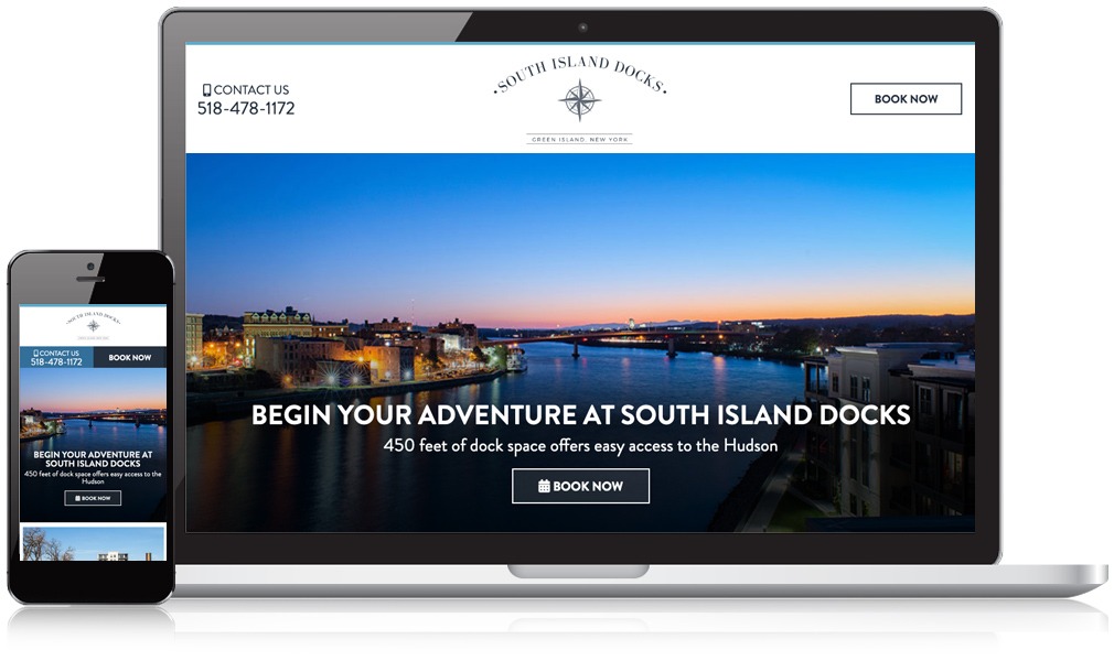 Laptop & Mobile Screens Of South Island Docks