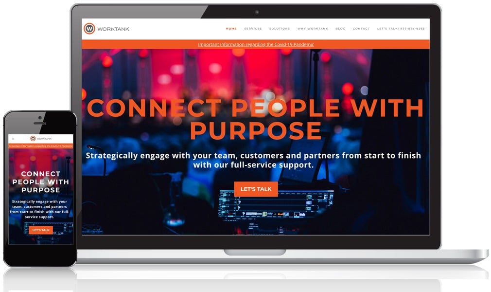 worktank website screenshots